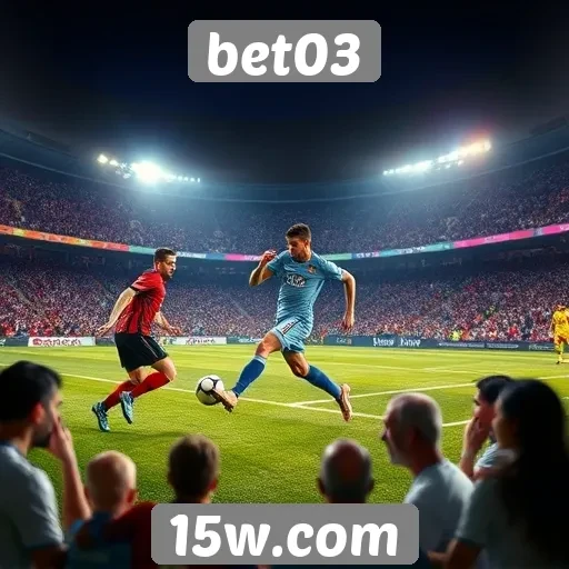 Plataforma Bet03 disponibiliza apostas esportivas ao vivo
